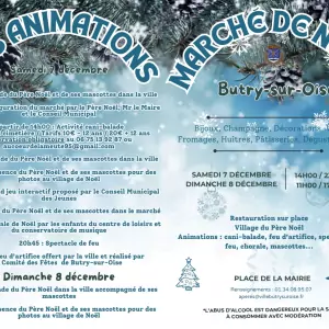PROGRAMME DU MARCHE DE NOËL 2024