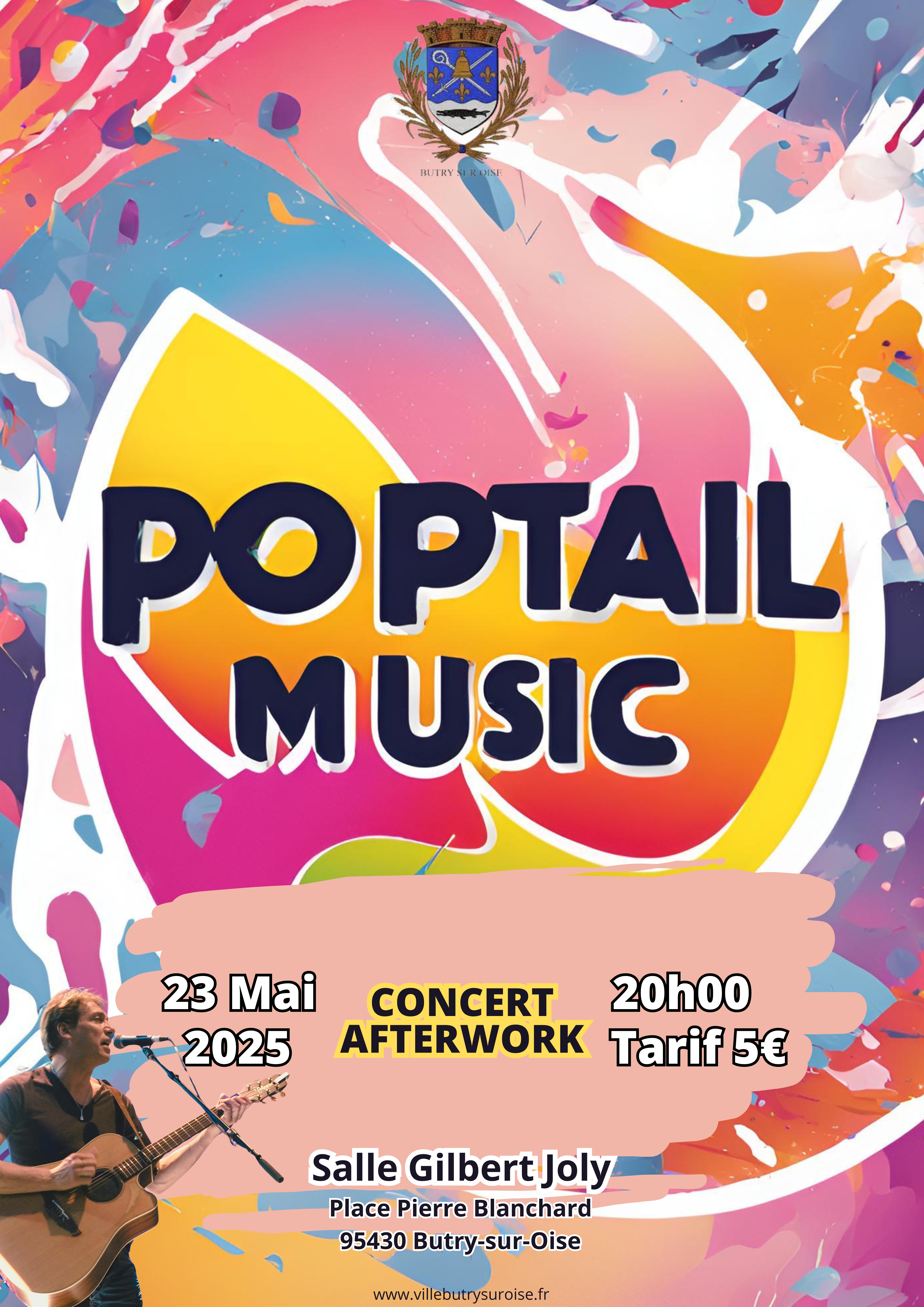 affiche concert Poptail Music