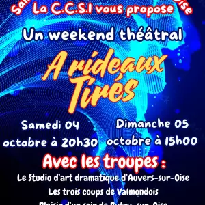 Week-end théâtral - 4 et 5 octobre 2025