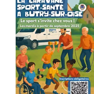 Passages de la caravane sport-sant&eacute; &agrave; Butry-sur-Oise en 2026