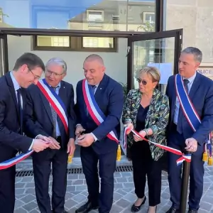 Inauguration du poste de police pluricommunal